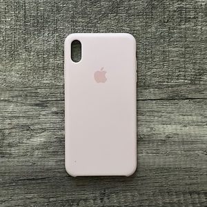 Apple iPhone XS Max Silicone Case (Chalk Pink)